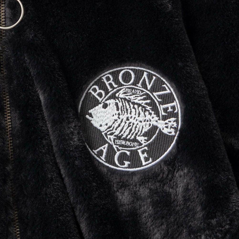 BRONZE AGE フェイクファージップアップパーカー メンズ