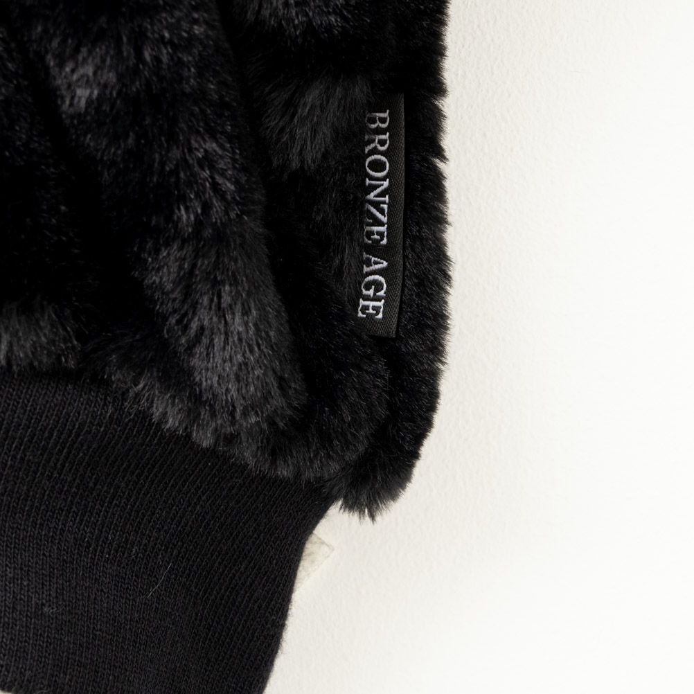 BRONZE AGE フェイクファージップアップパーカー メンズ