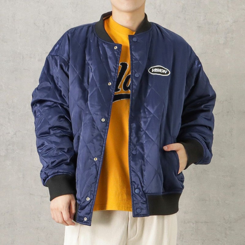 [期間限定価格]VISION STREET WEAR 中綿サテンブルゾン メンズ商品画像-12