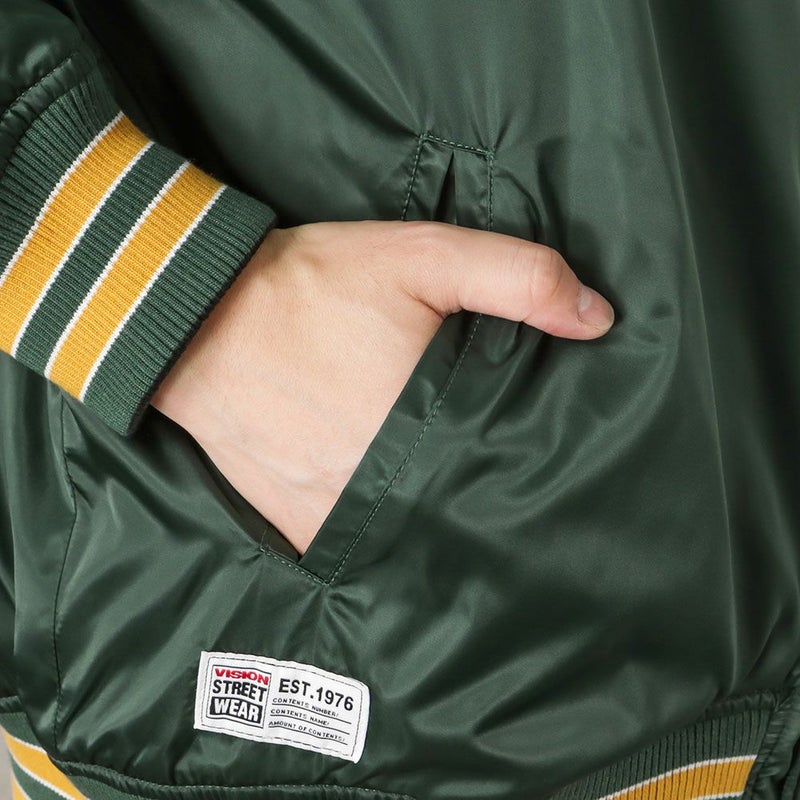 [期間限定価格]VISION STREET WEAR 中綿サテンブルゾン メンズ商品画像-14