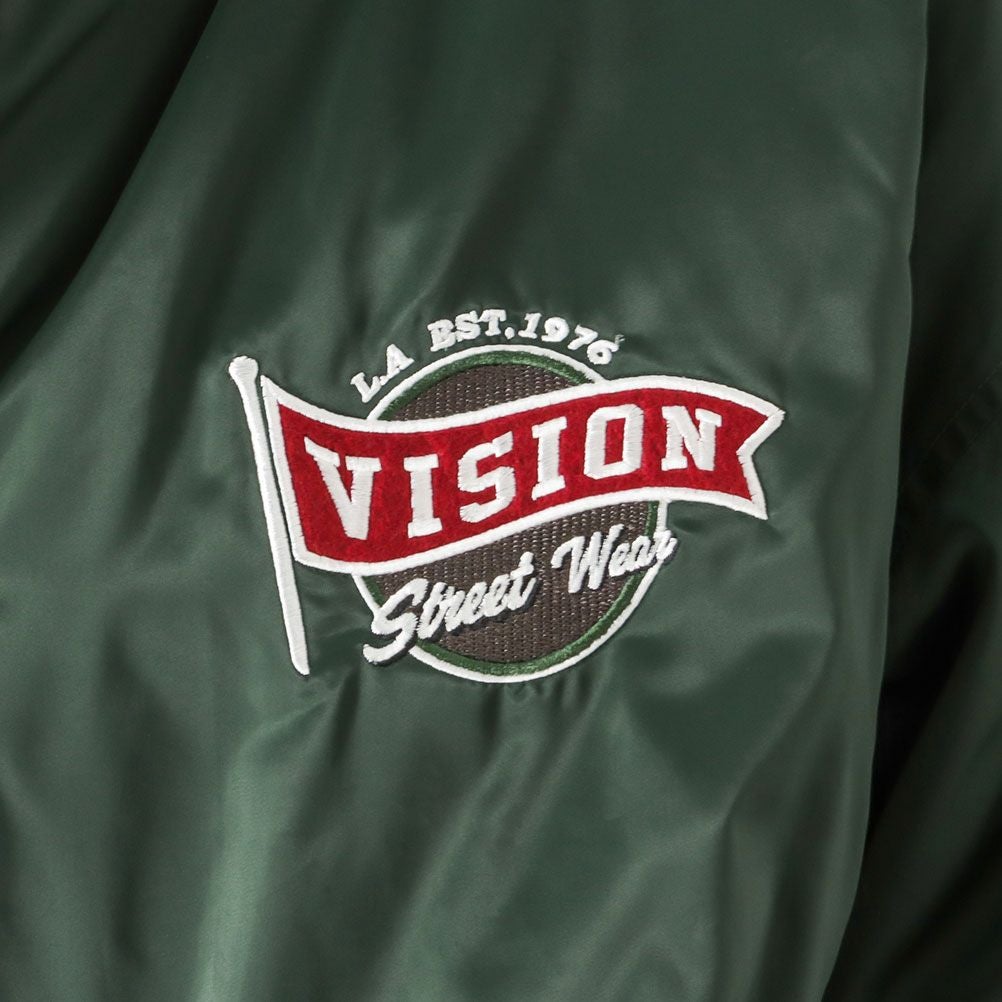 VISION STREET WEAR 中綿サテンブルゾン メンズ