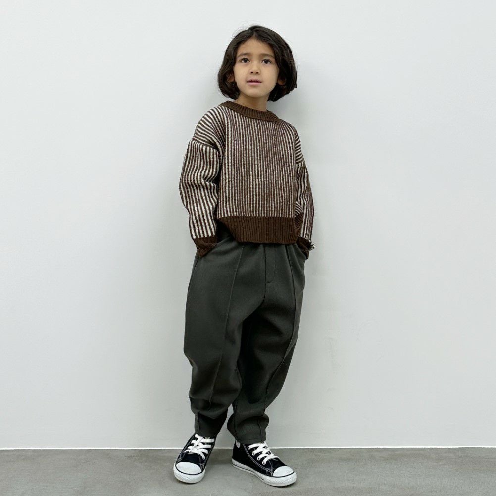 GOOD CREW ストライプニットプルオーバー キッズ