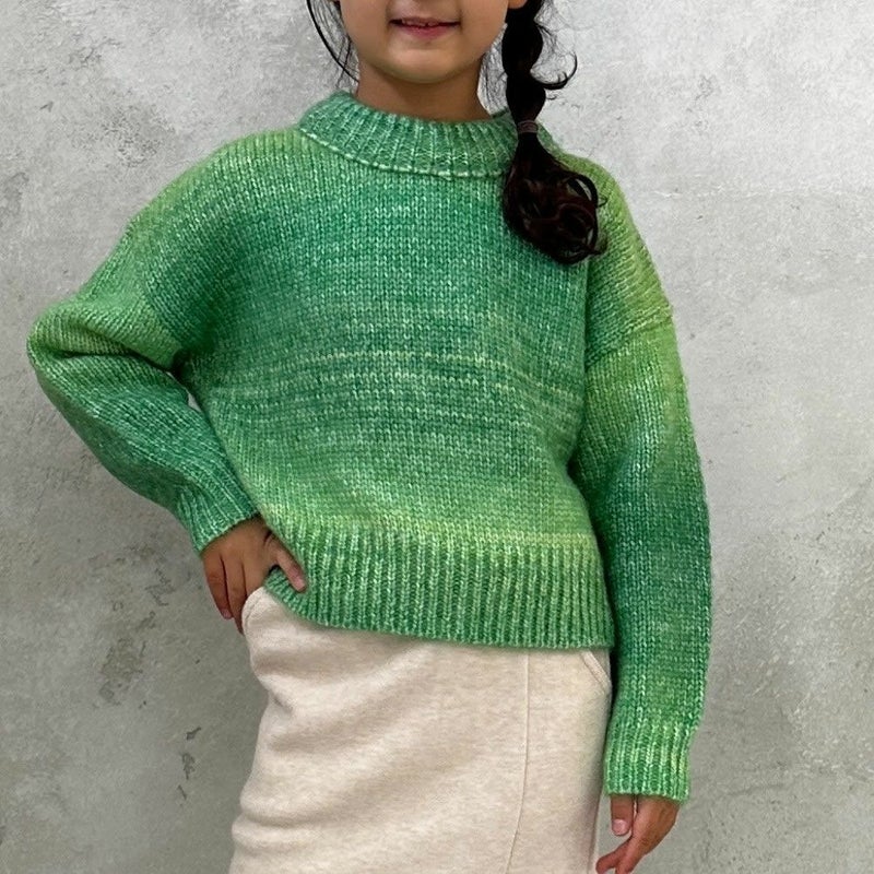 [期間限定knit]GOOD CREW グラデーションニット キッズ商品画像-16