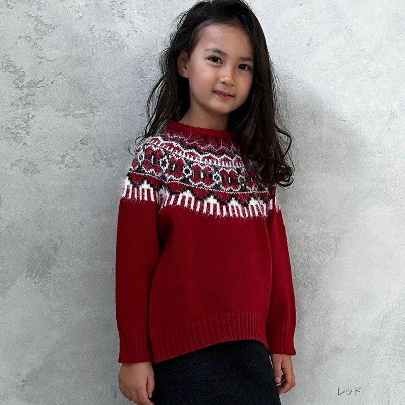 [期間限定knit]GOOD CREW ノルディックニット キッズ商品画像-3