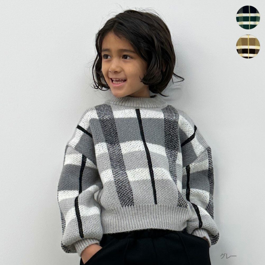GOOD CREW チェックニット キッズ
