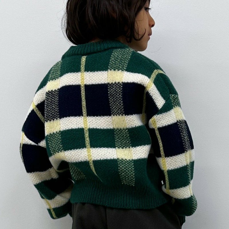 [期間限定knit]GOOD CREW チェックニット キッズ商品画像-8