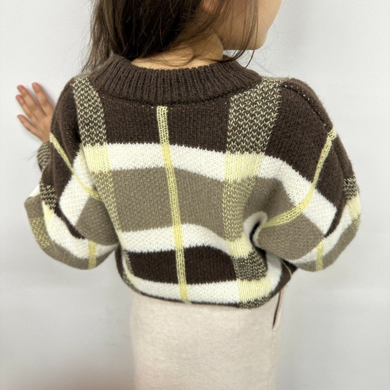 [期間限定knit]GOOD CREW チェックニット キッズ商品画像-13