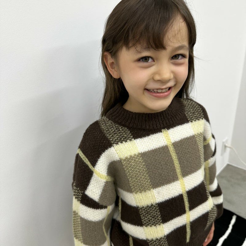 [期間限定knit]GOOD CREW チェックニット キッズ商品画像-14