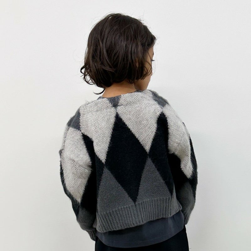 [期間限定価格]GOOD CREW アーガイルVネックカーディガン キッズ商品画像-7