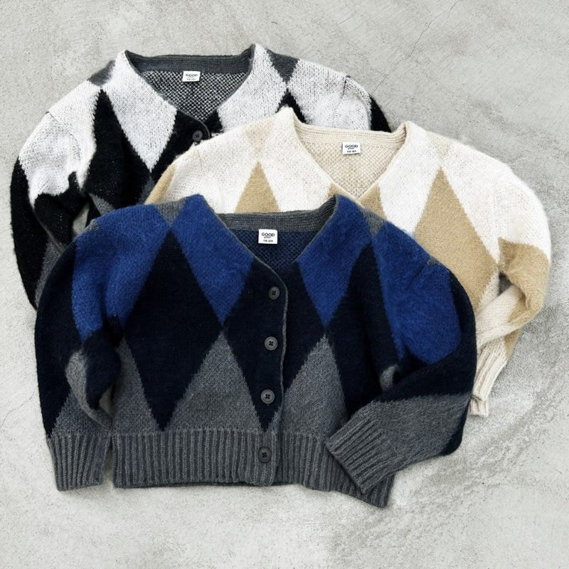 [期間限定価格]GOOD CREW アーガイルVネックカーディガン キッズ商品画像-15