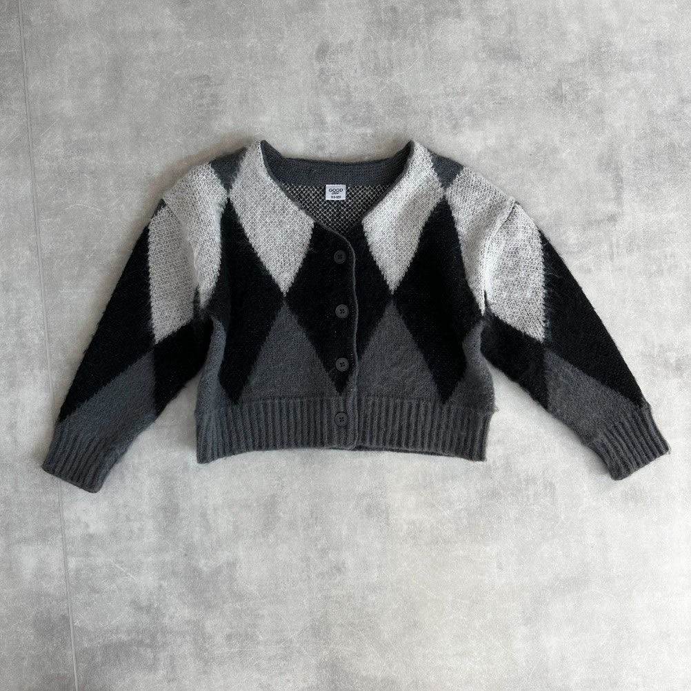 GOOD CREW アーガイルVネックカーディガン キッズ