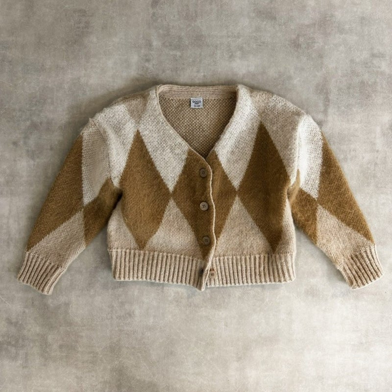 GOOD CREW アーガイルVネックカーディガン キッズ商品画像-21