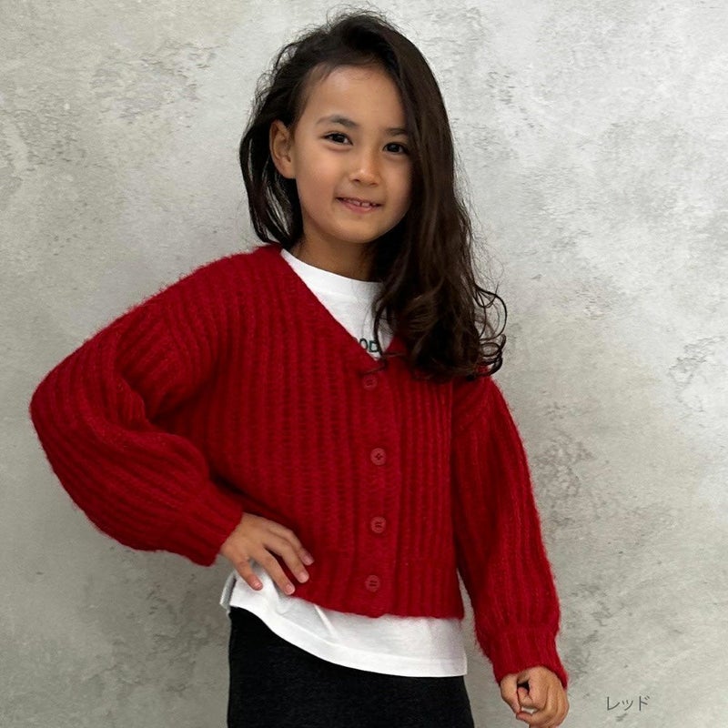 GOOD CREW モヘアVネックカーディガン キッズ商品画像-3