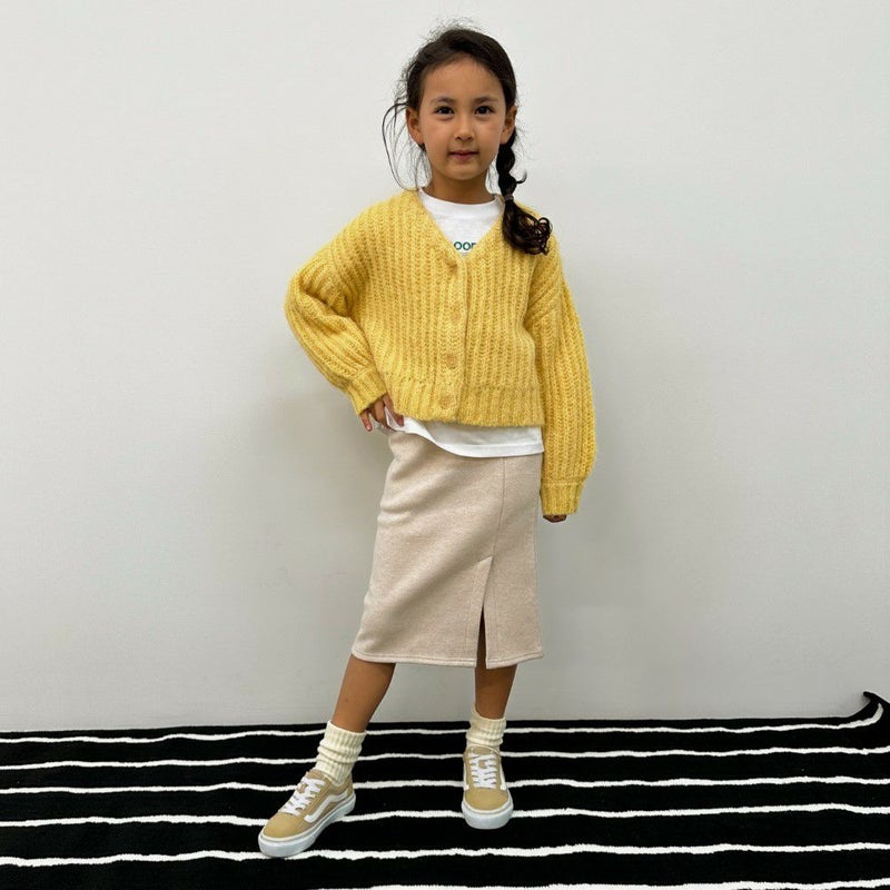 GOOD CREW モヘアVネックカーディガン キッズ商品画像-4