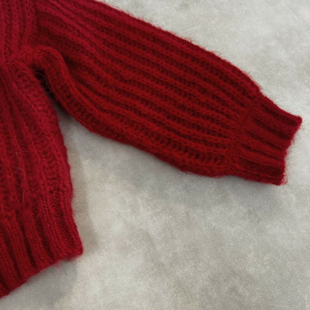 GOOD CREW モヘアVネックカーディガン キッズ