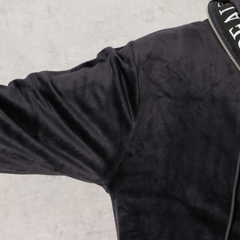 【オンラインストア限定】CREALY ベロアフルジップパーカー メンズ商品画像-8