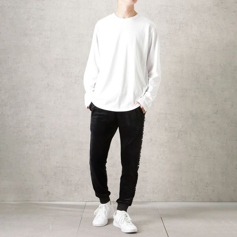 [期間限定価格]【オンラインストア限定】CREALY テープベロアジョガーパンツ メンズ商品画像-3