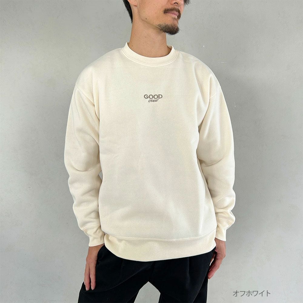 GOOD CREW 刺繍スウェット メンズ