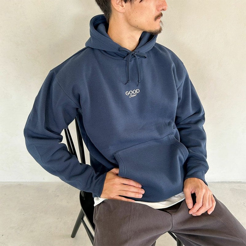 [期間限定価格]GOOD CREW  刺繍スウェットパーカー メンズ商品画像-13