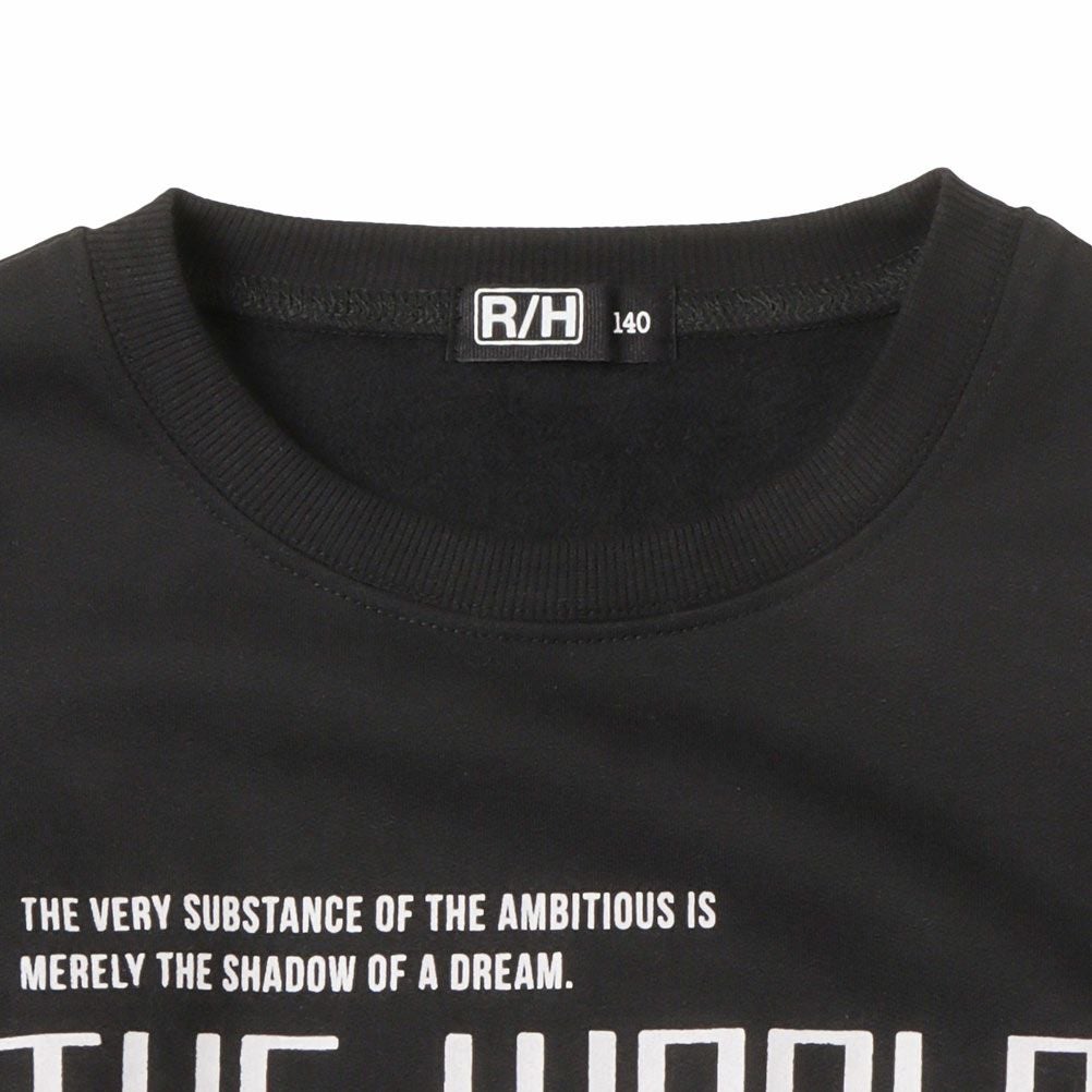 RUSH HOUR フロントロゴプリントトレーナー キッズ