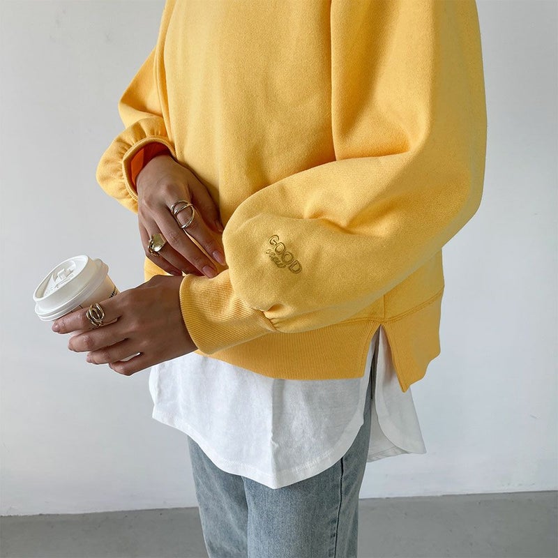 GOOD CREW ワンポイント刺繍スウェット レディース商品画像-3