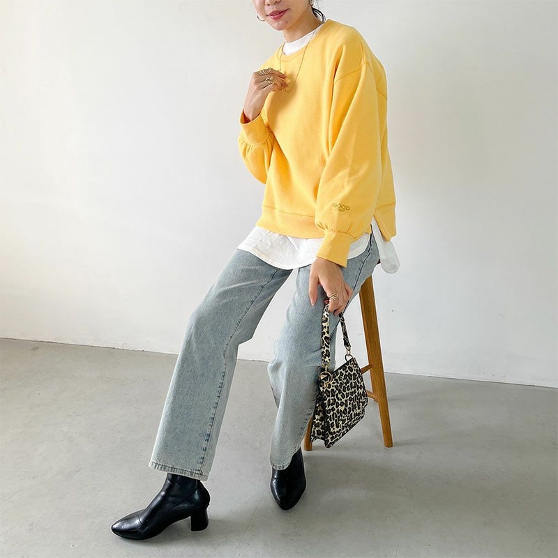 GOOD CREW ワンポイント刺繍スウェット レディース商品画像-5