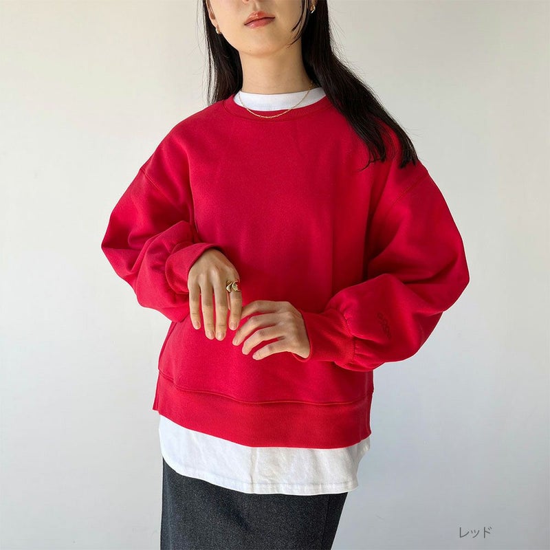 GOOD CREW ワンポイント刺繍スウェット レディース商品画像-11