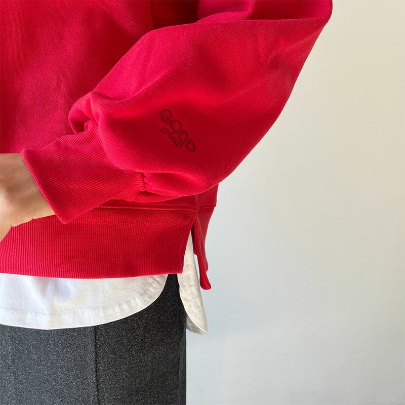 GOOD CREW ワンポイント刺繍スウェット レディース商品画像-14