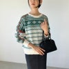 [期間限定knit]GOOD CREW  レトロ柄ニット レディース商品サムネイル-2