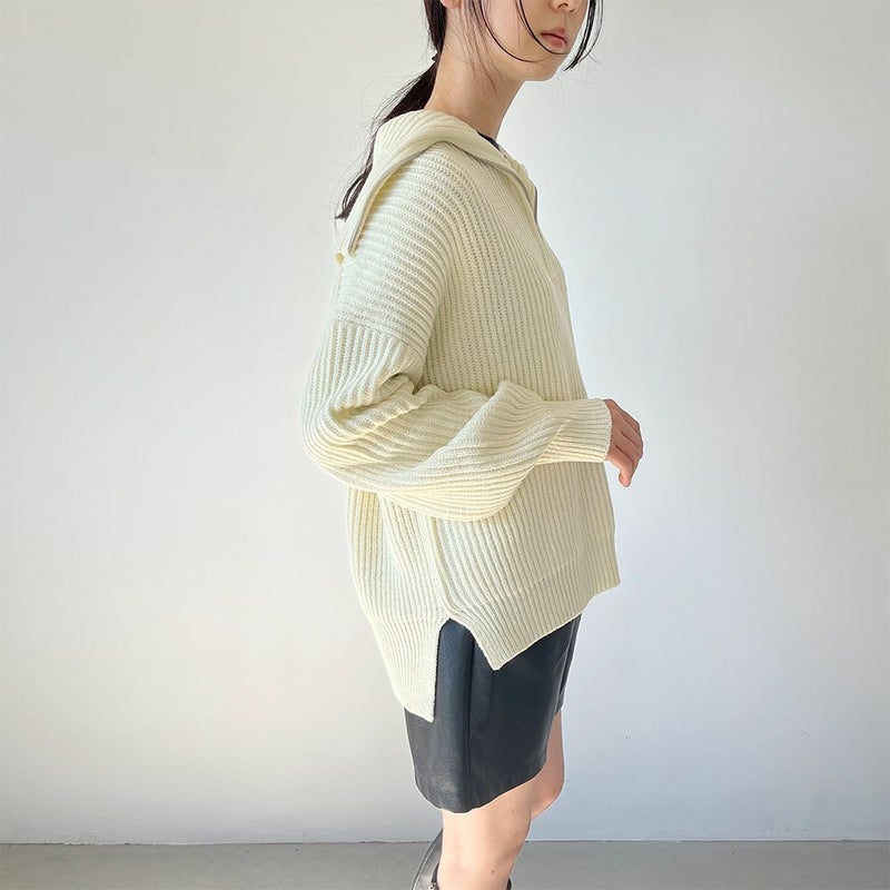 GOOD CREW  ハーフジッププルオーバー レディース商品画像-8