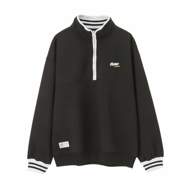 [期間限定価格]VISION STREET WEAR 裏起毛スタンドカラーハーフジップトレーナー メンズ商品画像-2