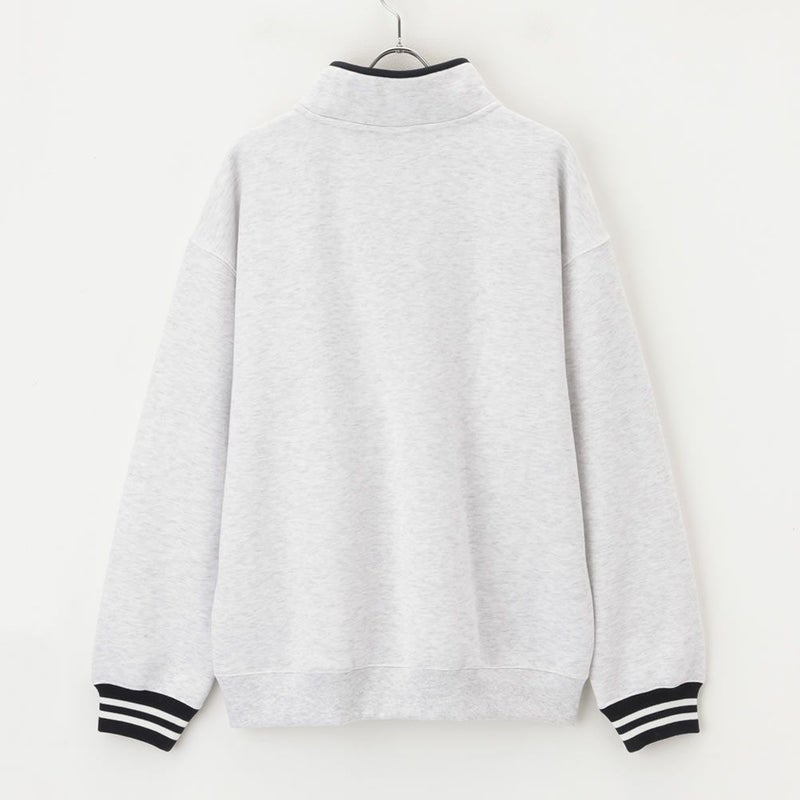 [期間限定価格]VISION STREET WEAR 裏起毛スタンドカラーハーフジップトレーナー メンズ商品画像-5