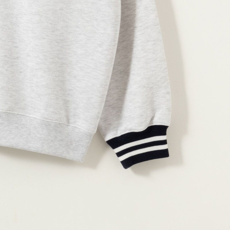 VISION STREET WEAR 裏起毛スタンドカラーハーフジップトレーナー メンズ商品画像-7