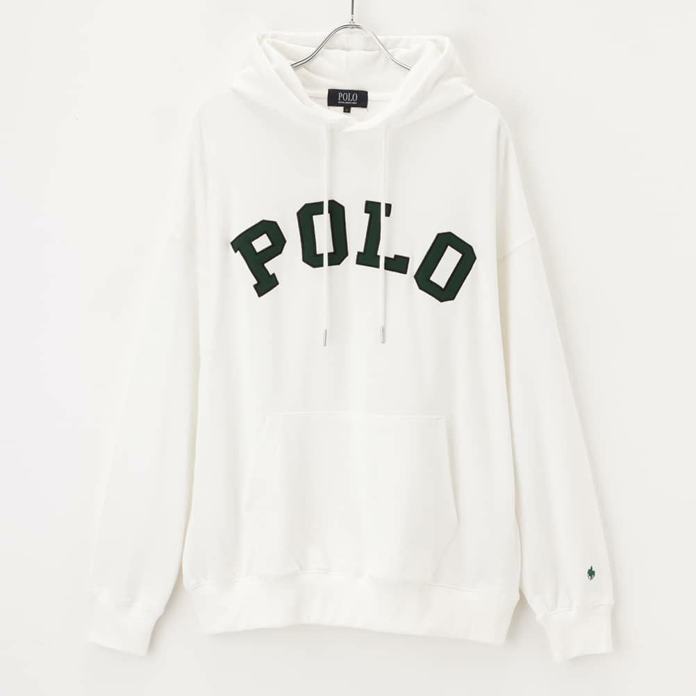POLO BCS ロゴツイルワッペンプルパーカー メンズ