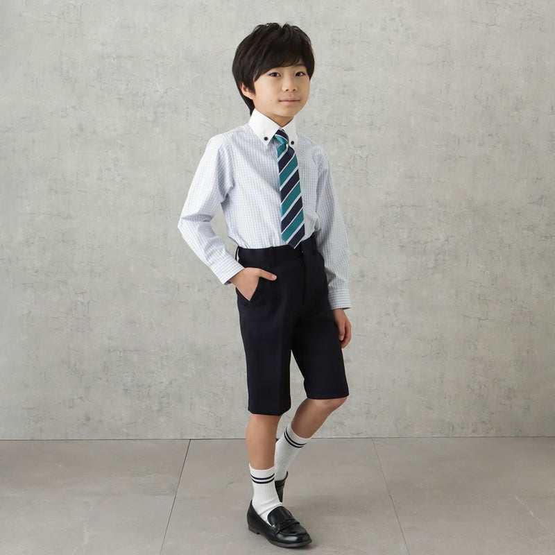 [期間限定価格]【オンラインストア限定】EASTBOY  男児入学スーツ ヘリンボーン柄 4点セット キッズ商品画像-5