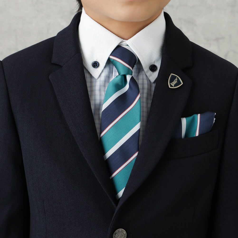 EASTBOY 男児入学スーツ ヘリンボーン柄 4点セット キッズ