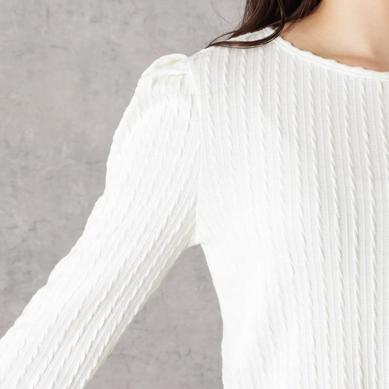 Howdy Marie ふくれジャガードプルオーバー レディース メール便 対応商品商品画像-10