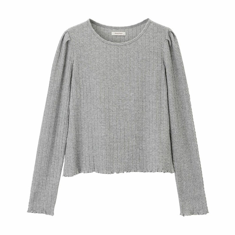 Howdy Marie ふくれジャガードプルオーバー レディース メール便 対応商品商品画像-16