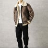 ALPHA B-3 フェイクムートンジャケット メンズ商品サムネイル-6