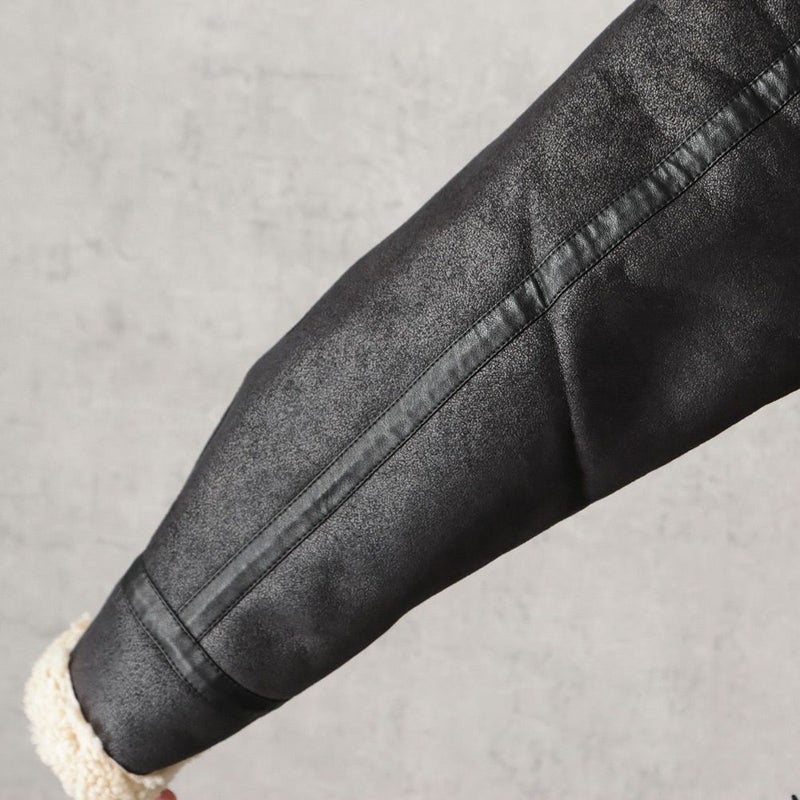 ALPHA B-3 フェイクムートンジャケット メンズ商品画像-14