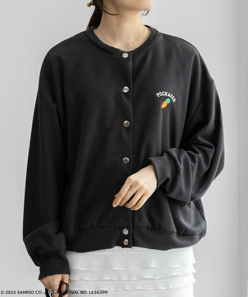 ポンチ素材 サンリオキャラクターズ ポチャッコ カーディガン レディース商品画像-2