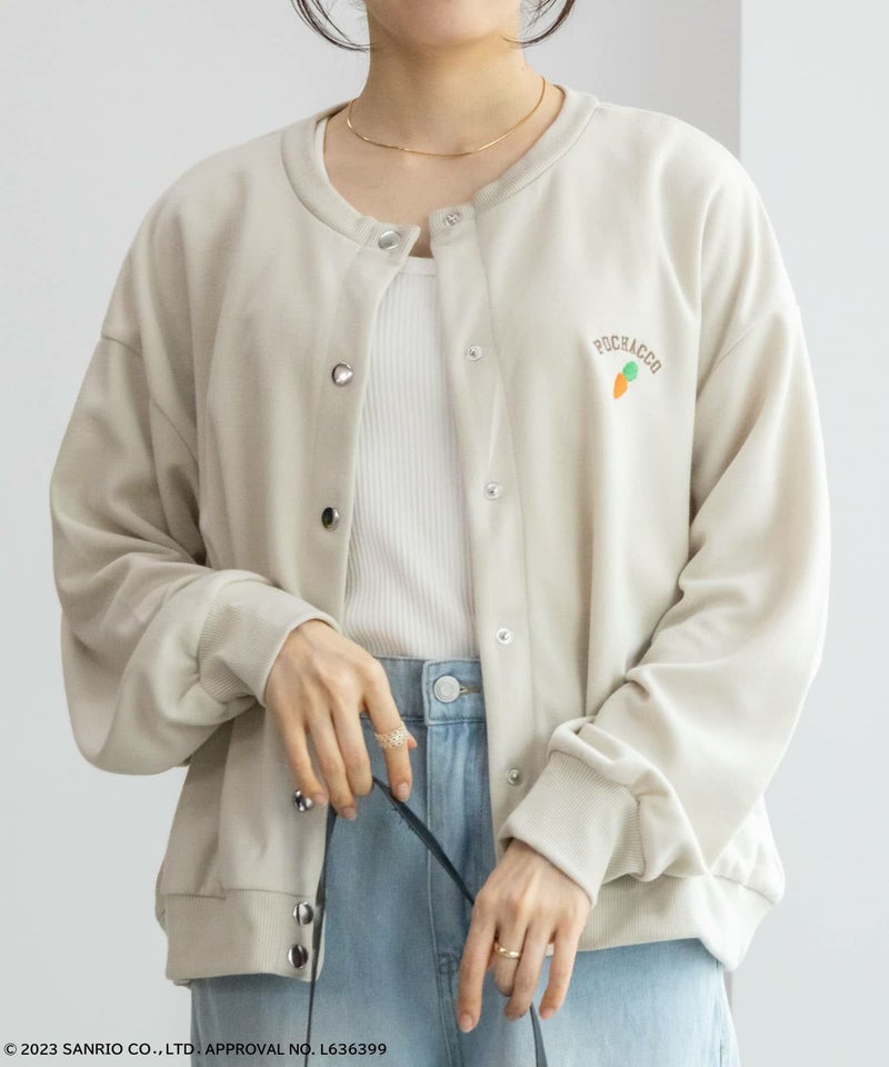 ポンチ素材 サンリオキャラクターズ ポチャッコ カーディガン レディース商品画像-7
