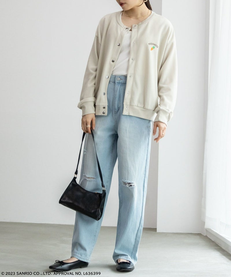 ポンチ素材 サンリオキャラクターズ ポチャッコ カーディガン レディース商品画像-9