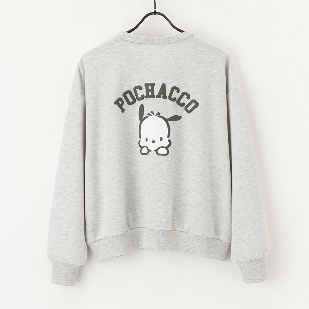 ポンチ素材 サンリオキャラクターズ ポチャッコ カーディガン レディース