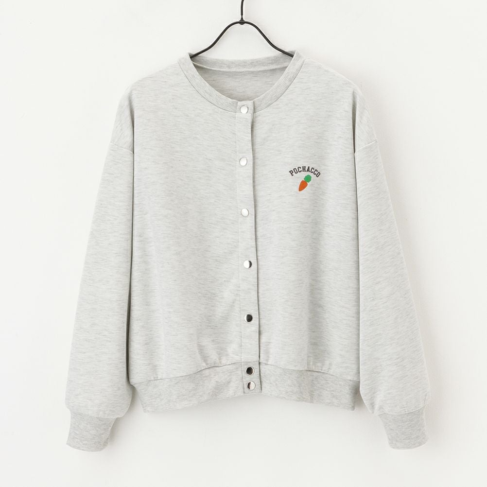 ポンチ素材 サンリオキャラクターズ ポチャッコ カーディガン レディース