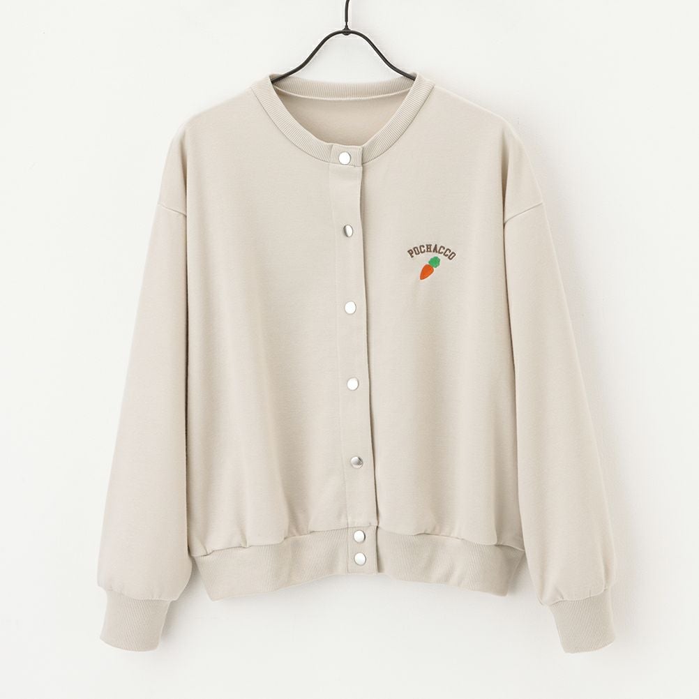 ポンチ素材 サンリオキャラクターズ ポチャッコ カーディガン レディース