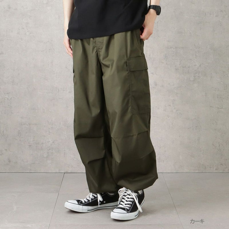 [期間限定価格]NAVY ワイドイージーカーゴパンツ メンズ商品画像-3