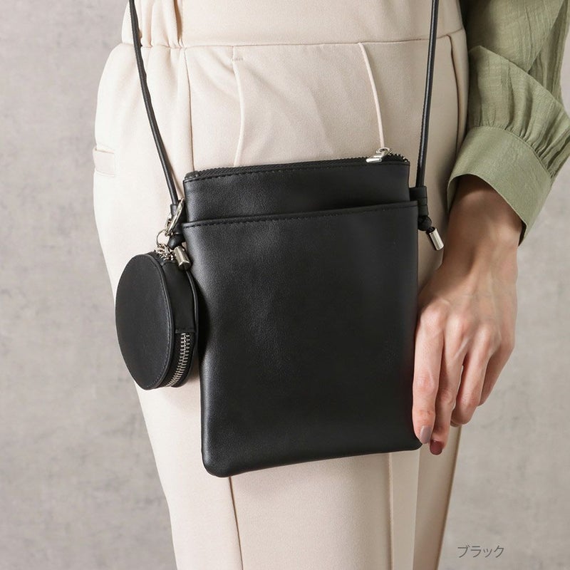 [期間限定価格]ポーチ付きショルダーバッグ商品画像-3