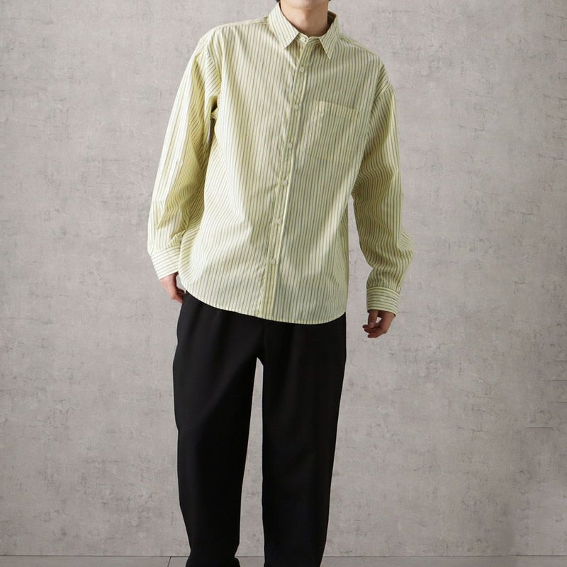 NAVY オーバーストライプシャツ メンズ商品画像-12