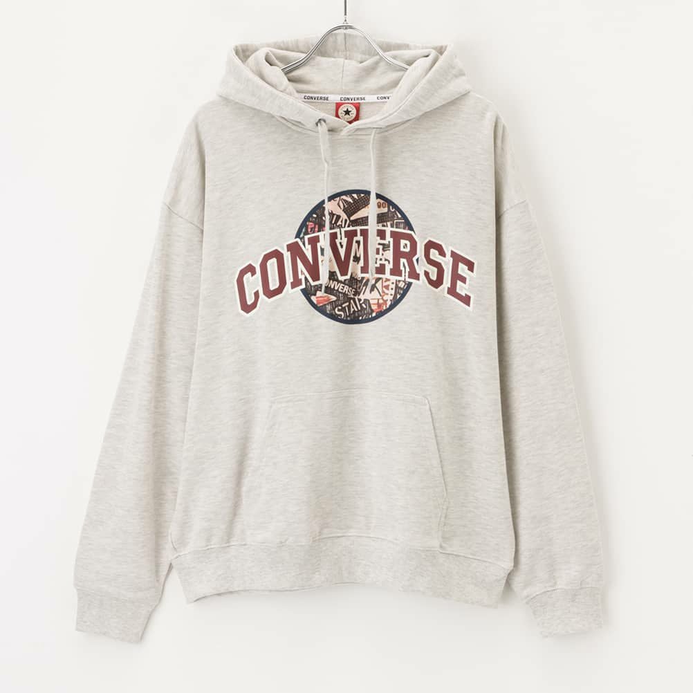 CONVERSE レトロプリントパーカー メンズ